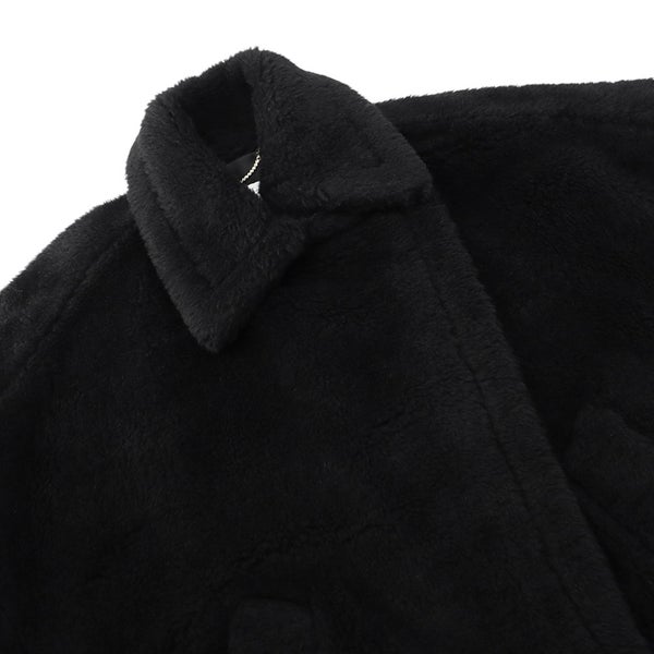 マックスマーラ コート テディベア ポンチョ アルパカ レディースサイズUNICA 4736125206008 MaxMara 黒