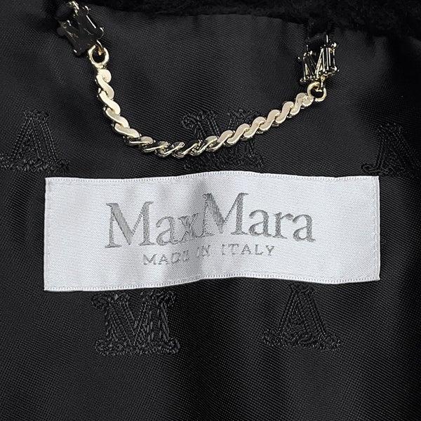 マックスマーラ コート テディベア ポンチョ アルパカ レディースサイズUNICA 4736125206008 MaxMara 黒