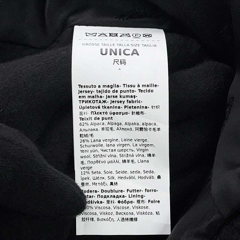 マックスマーラ コート テディベア ポンチョ アルパカ レディースサイズUNICA 4736125206008 MaxMara 黒