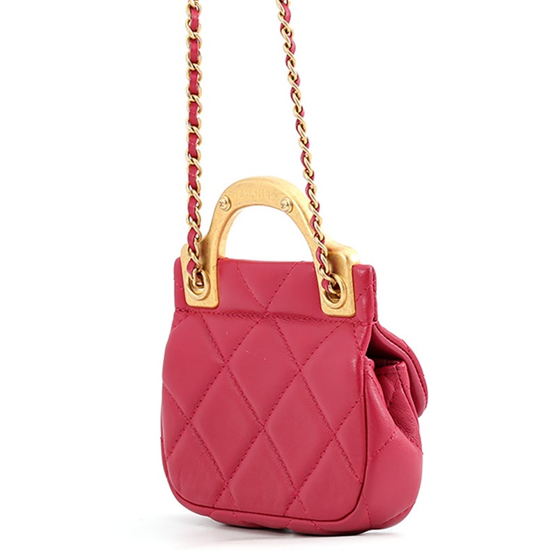 シャネル チェーンショルダーバッグ マトラッセ ココマーク ラムスキン AP2271 CHANEL