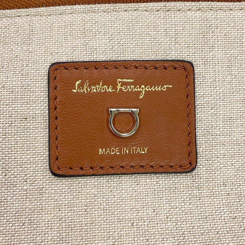 サルヴァトーレ・フェラガモ ハンドバッグ スタジオ ラフィア 211101 Ferragamo