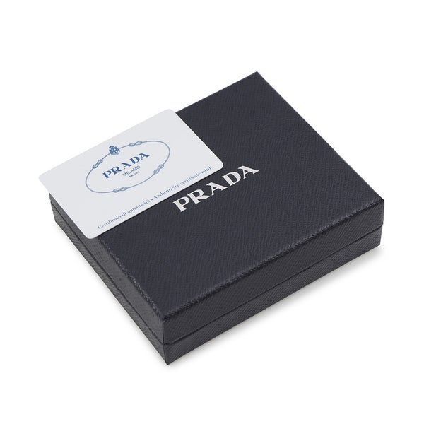 プラダ 財布 サフィアーノレザー トライアングルロゴ ウォレット 1MV204 PRADA 黒