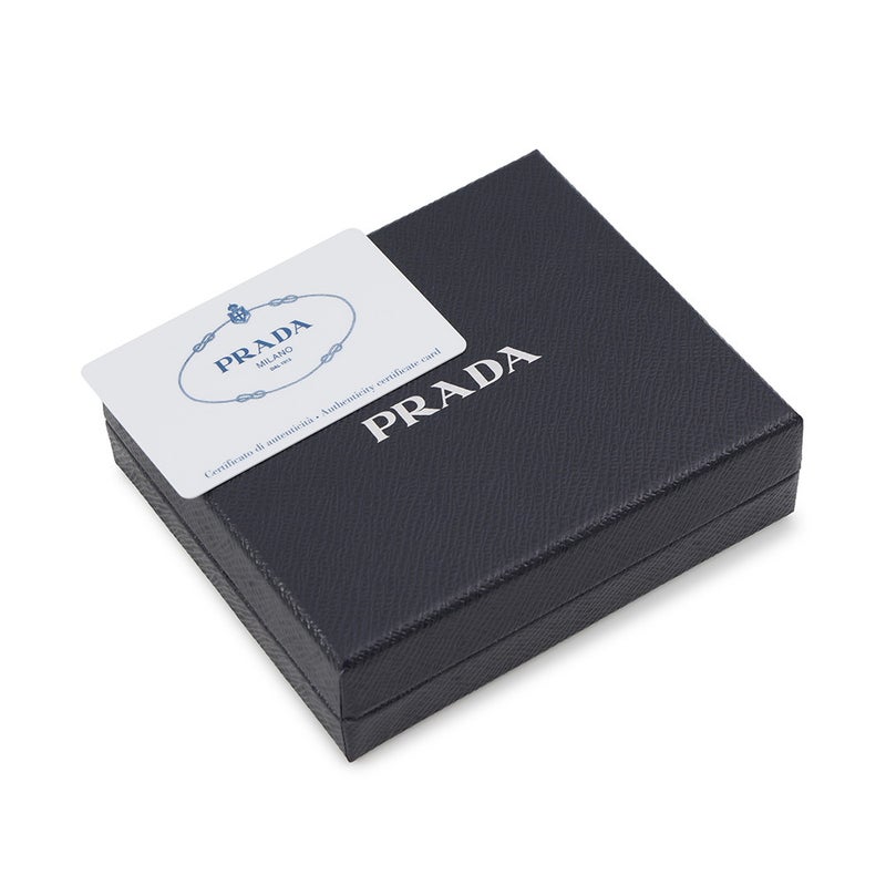 プラダ 財布 サフィアーノレザー トライアングルロゴ ウォレット 1MV204 PRADA 黒