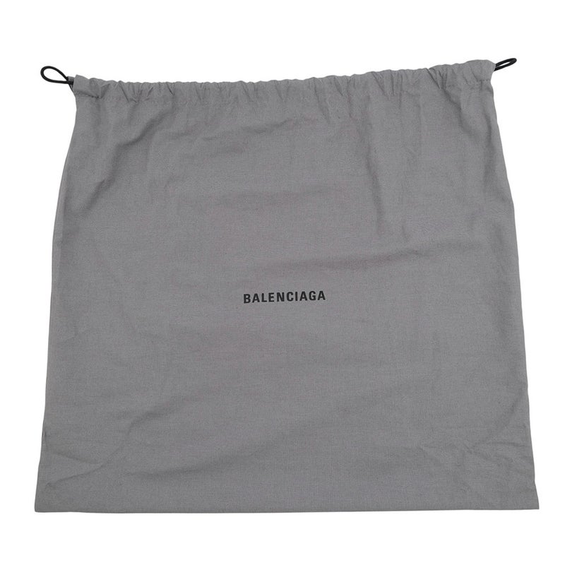 バレンシアガ トートバッグ ネイビーカバス S ポーチ付 339933 BALENCIAGA バッグ 黒 白