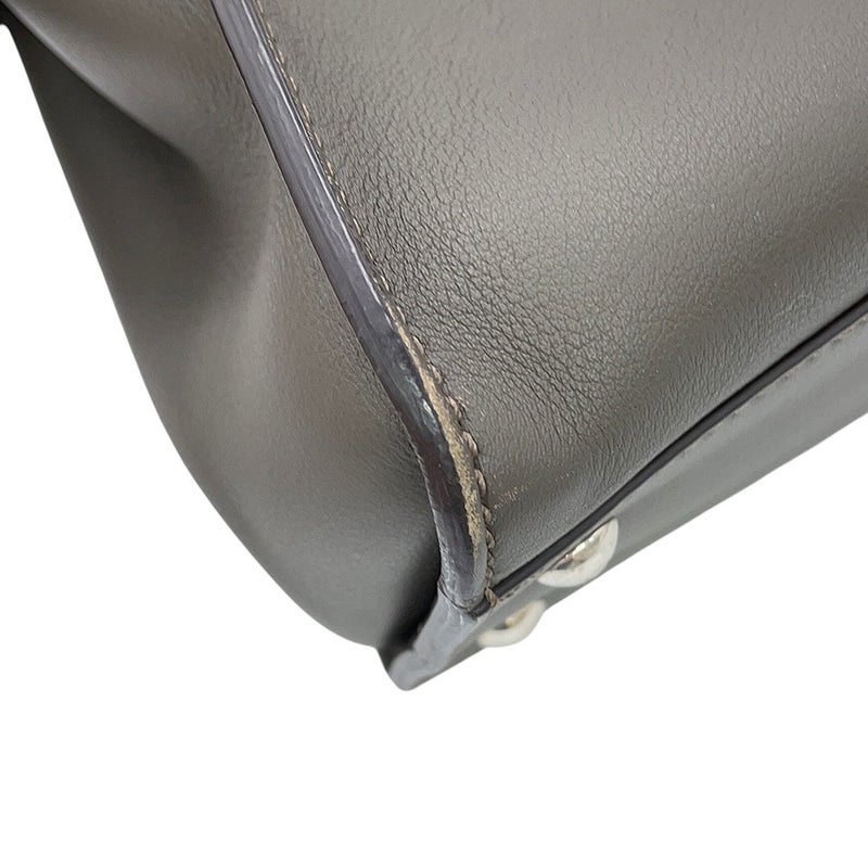 フェンディ ハンドバッグ ピーカブー レギュラー レザー/パイソン 8BN290 FENDI 2wayショルダー