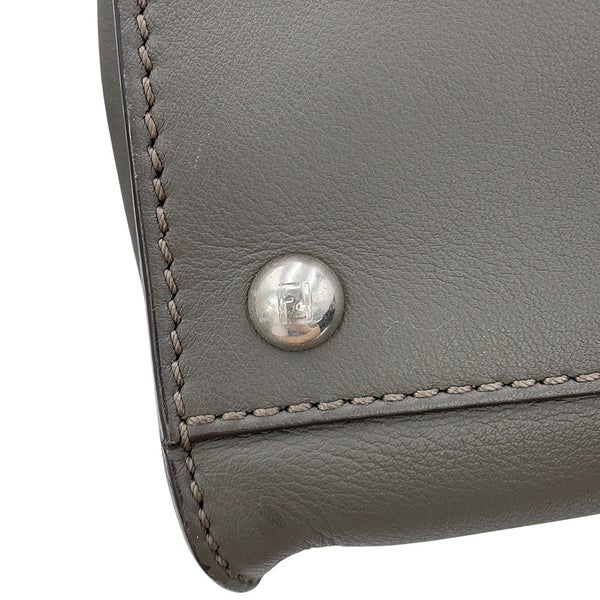 フェンディ ハンドバッグ ピーカブー レギュラー レザー/パイソン 8BN290 FENDI 2wayショルダー