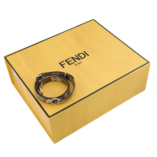 フェンディ ハンドバッグ ピーカブー レギュラー レザー/パイソン 8BN290 FENDI 2wayショルダー
