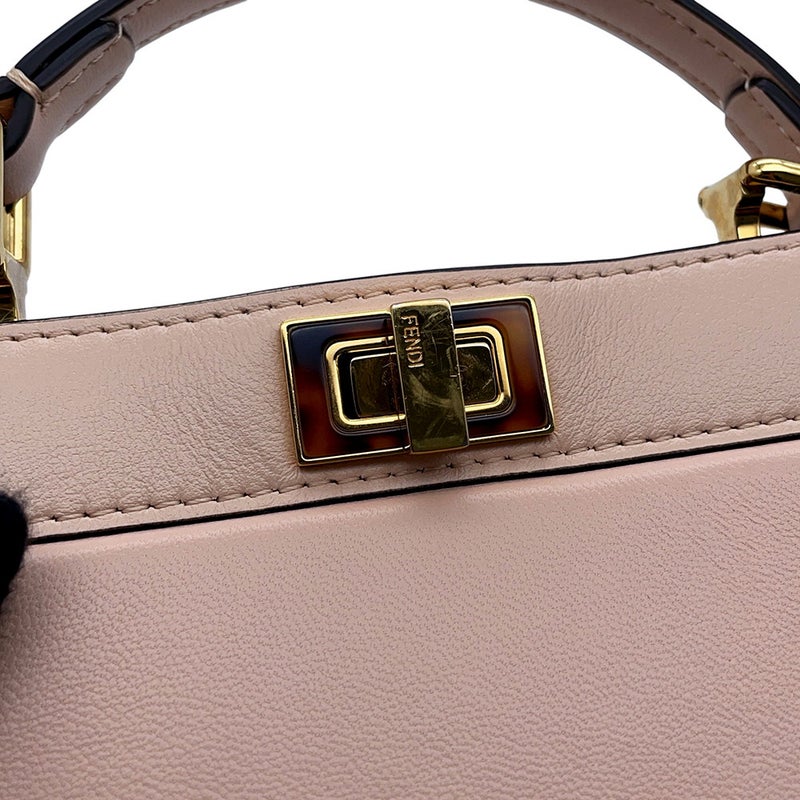 フェンディ ハンドバッグ ピーカブー アイシーユー ISeeU プチ レザー 8BN335 FENDI 2wayショルダーバッグ