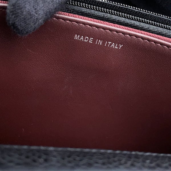 シャネル チェーンウォレット クラシック マトラッセ ココマーク キャビアスキン AP0250 CHANEL 財布 黒