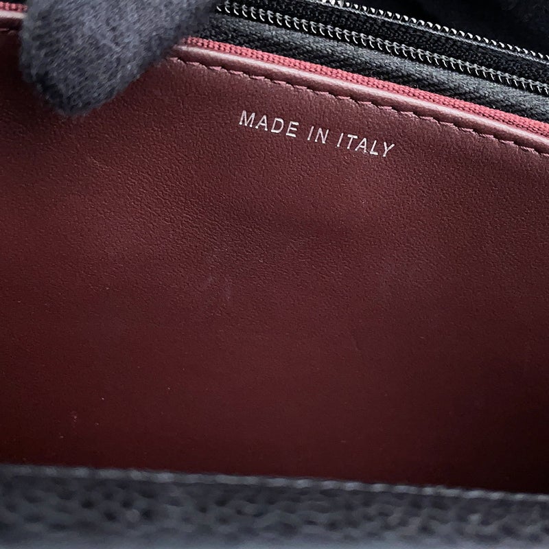 シャネル チェーンウォレット クラシック マトラッセ ココマーク キャビアスキン AP0250 CHANEL 財布 黒