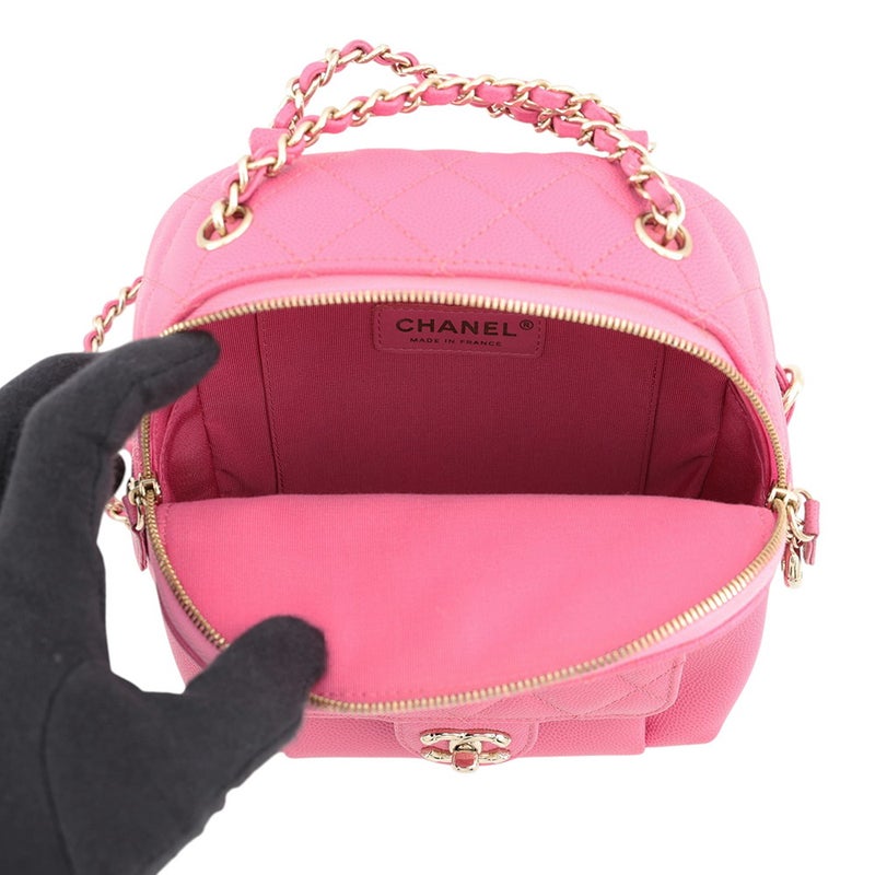 シャネル バックパック マトラッセ ココマーク キャビアスキン AS0004 CHANEL リュック バッグ