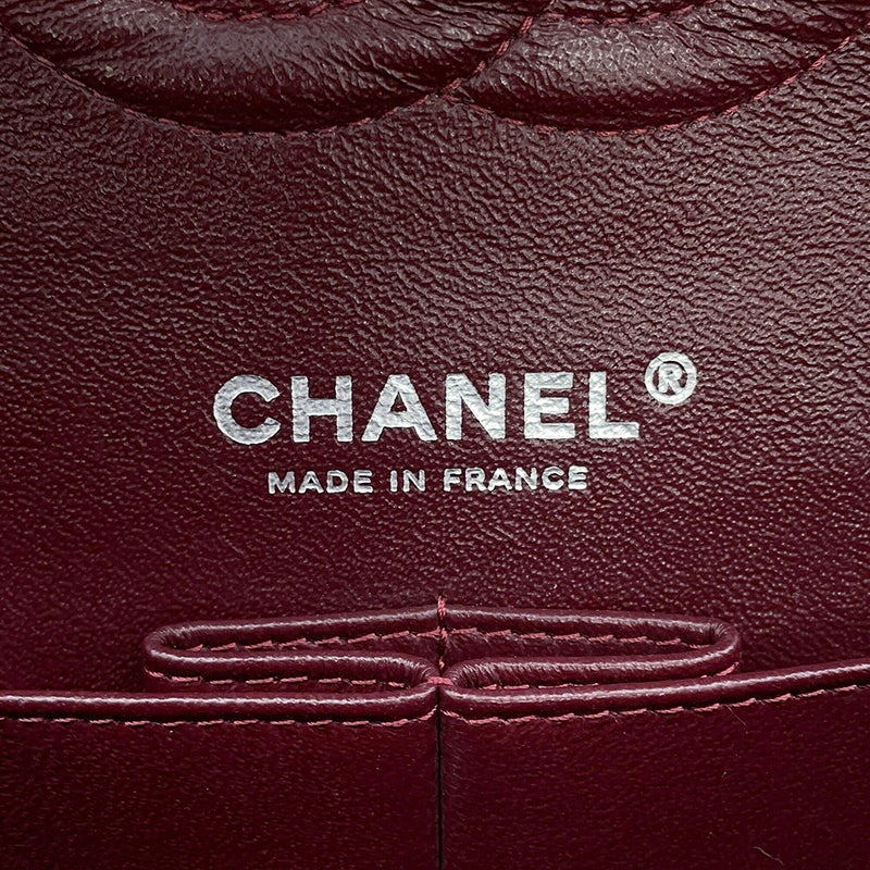 シャネル チェーンショルダーバッグ マトラッセ25 ココマーク キャビアスキン ダブルチェーン A01112 CHANEL 黒