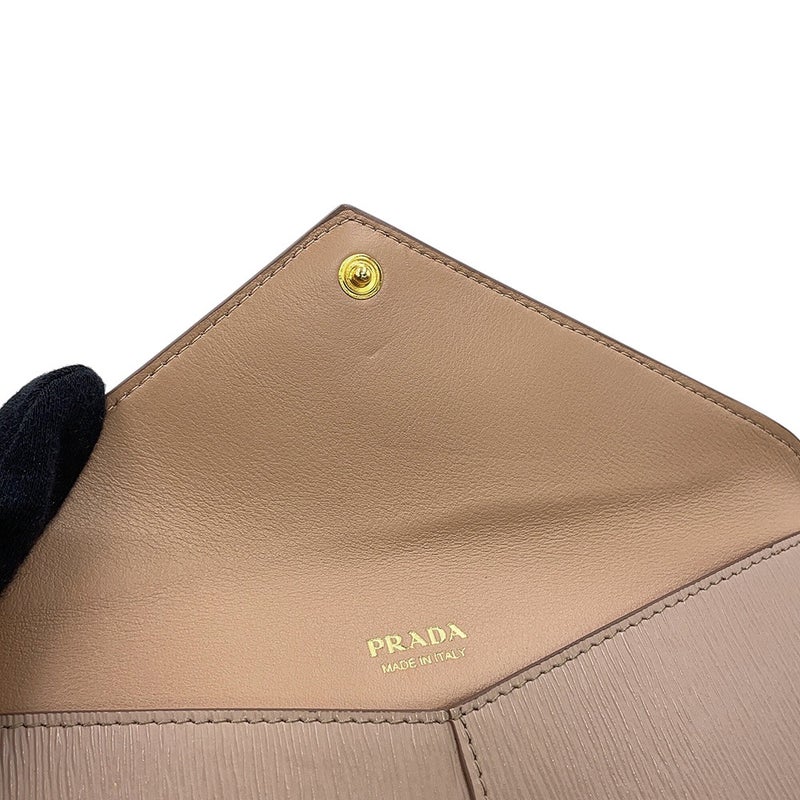 プラダ 長財布 エンベロープ レザー 1MF175 PRADA