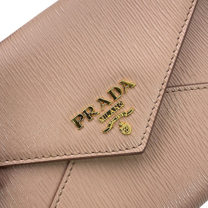 プラダ 長財布 エンベロープ レザー 1MF175 PRADA