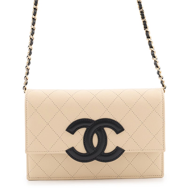 シャネル チェーンウォレット ココマーク キャビアスキン AP5455 CHANEL 財布