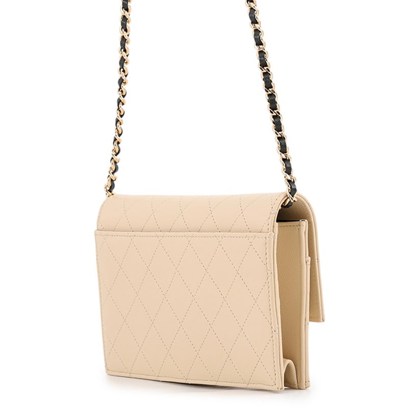 シャネル チェーンウォレット ココマーク キャビアスキン AP5455 CHANEL 財布