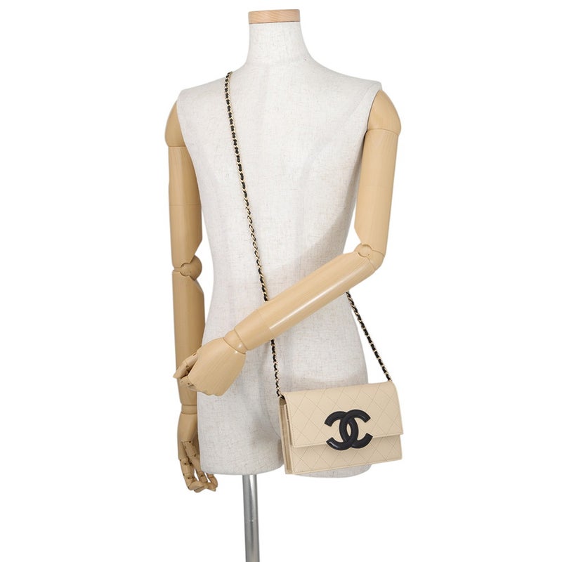 シャネル チェーンウォレット ココマーク キャビアスキン AP5455 CHANEL 財布
