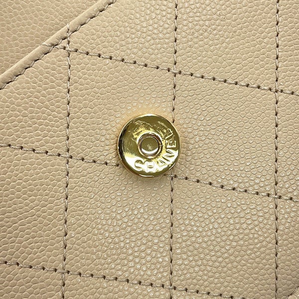 シャネル チェーンウォレット ココマーク キャビアスキン AP5455 CHANEL 財布