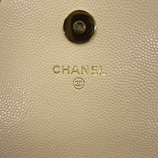 シャネル チェーンウォレット ココマーク キャビアスキン AP5455 CHANEL 財布