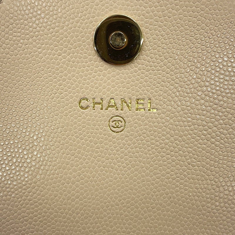 シャネル チェーンウォレット ココマーク キャビアスキン AP5455 CHANEL 財布