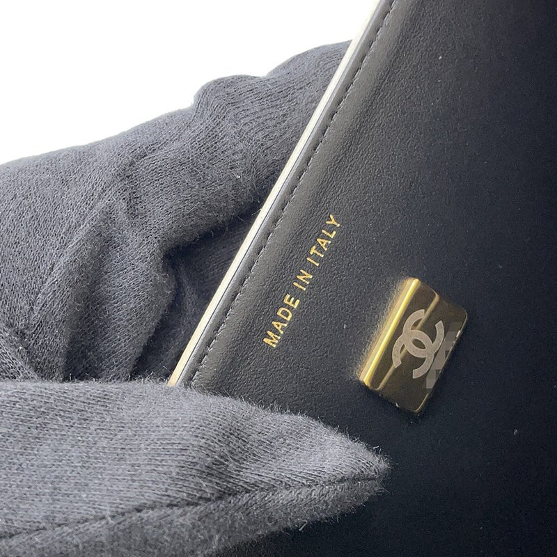シャネル チェーンウォレット ココマーク キャビアスキン AP5455 CHANEL 財布