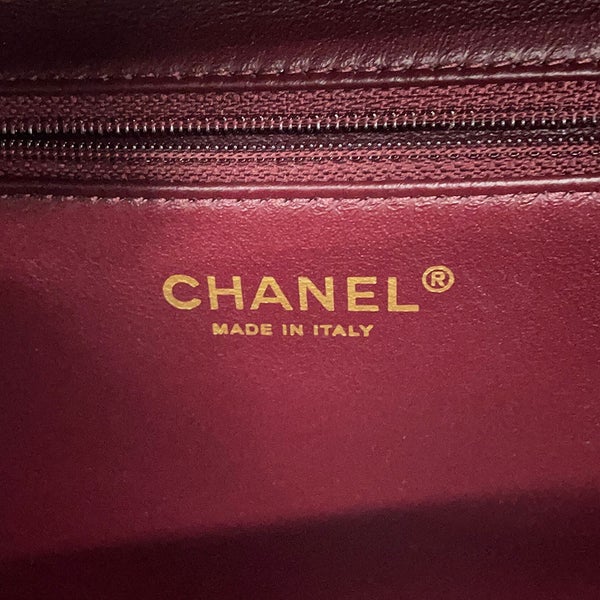 シャネル ハンドバッグ マトラッセ ココマーク ボーリングバッグ ラムスキン A93007 CHANEL 2way