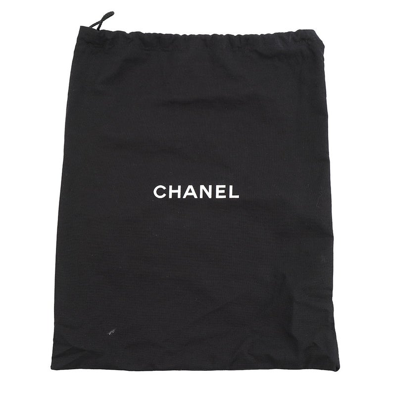 シャネル チェーンショルダーバッグ ミニマトラッセ ダイヤ ハート ラムスキン CHANEL 黒