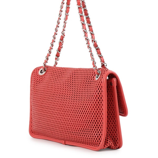 シャネル チェーンショルダーバッグ フレンチリビエラ パンチングレザー A67652 CHANEL