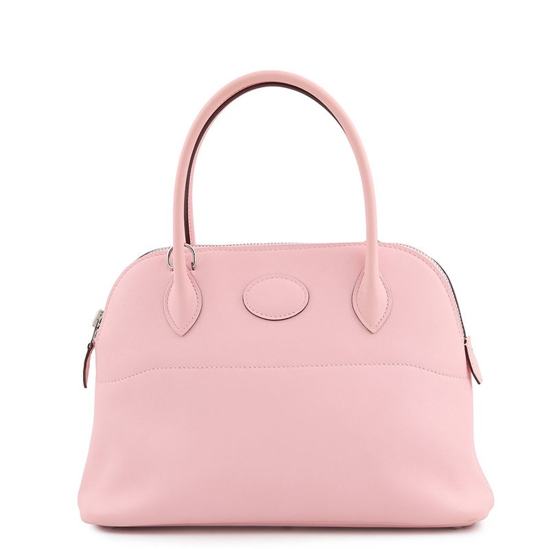 エルメス ハンドバッグ ボリード27 ローズサクラ/シルバー金具 スイフト X刻印 ２wayショルダー