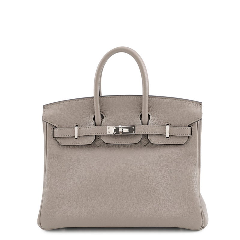エルメス バーキン25 グリアスファルト/シルバー金具 トリヨンノヴィーヨ HERMES Birkin ハンドバッグ