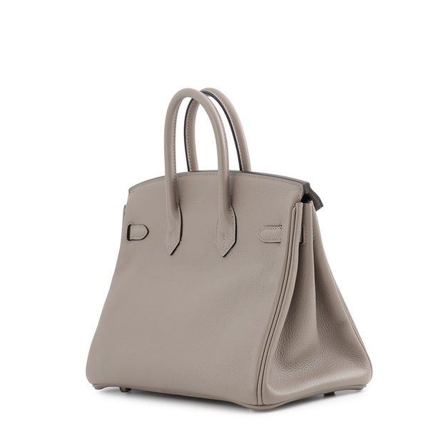 エルメス バーキン25 グリアスファルト/シルバー金具 トリヨンノヴィーヨ HERMES Birkin ハンドバッグ