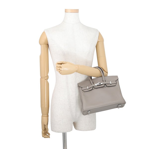 エルメス バーキン25 グリアスファルト/シルバー金具 トリヨンノヴィーヨ HERMES Birkin ハンドバッグ