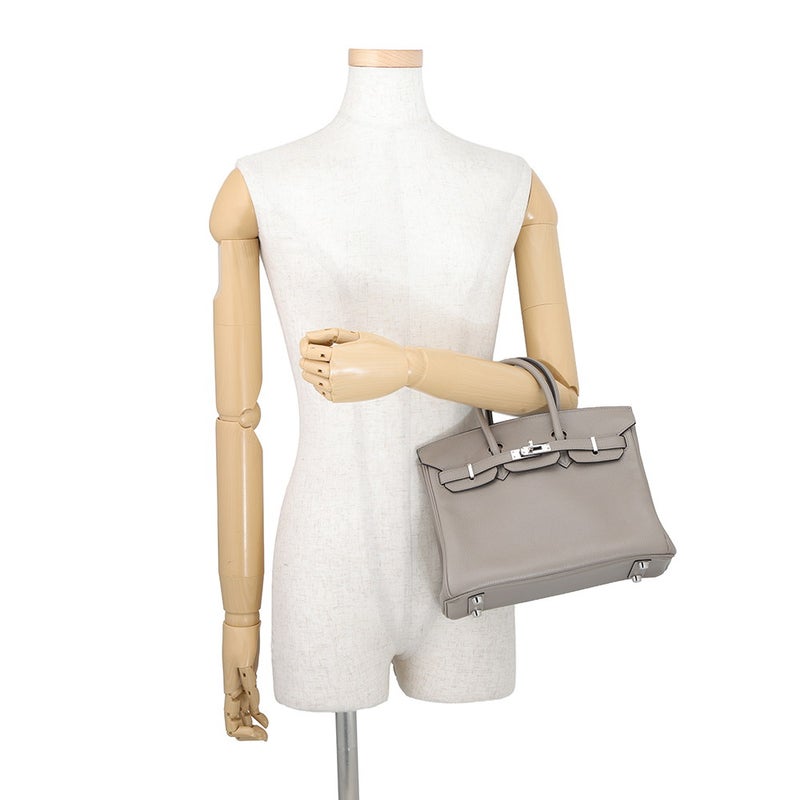 エルメス バーキン25 グリアスファルト/シルバー金具 トリヨンノヴィーヨ HERMES Birkin ハンドバッグ