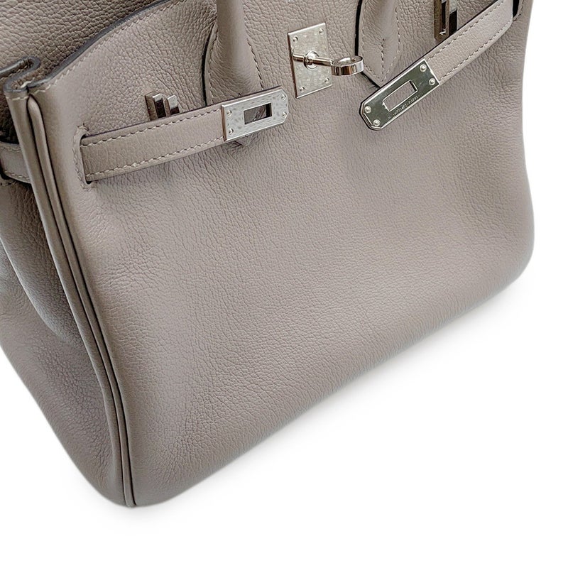 エルメス バーキン25 グリアスファルト/シルバー金具 トリヨンノヴィーヨ HERMES Birkin ハンドバッグ