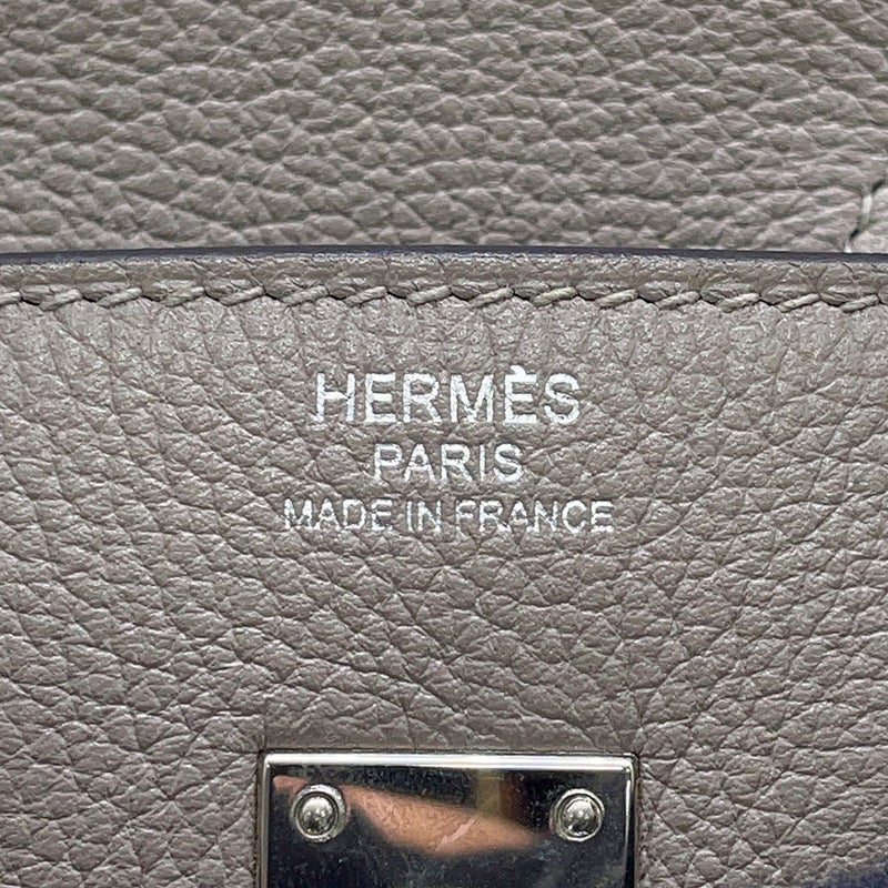 エルメス バーキン25 グリアスファルト/シルバー金具 トリヨンノヴィーヨ HERMES Birkin ハンドバッグ