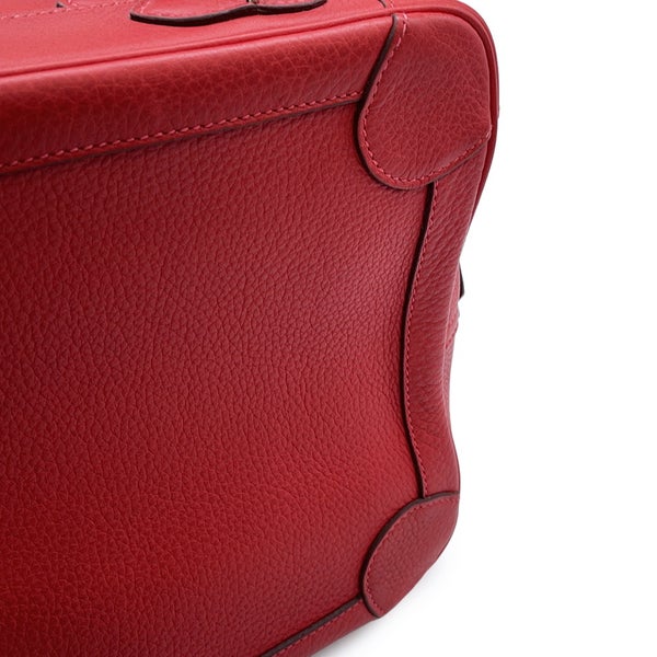 エルメス ハンドバッグ オムニバスPM ヴァーミリオン/シルバー金具 トリヨンクレマンス □H刻印 HERMES バッグ ソルド品
