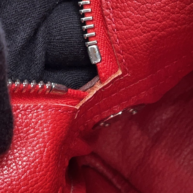 エルメス ハンドバッグ オムニバスPM ヴァーミリオン/シルバー金具 トリヨンクレマンス □H刻印 HERMES バッグ ソルド品