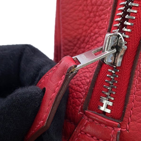 エルメス ハンドバッグ オムニバスPM ヴァーミリオン/シルバー金具 トリヨンクレマンス □H刻印 HERMES バッグ ソルド品
