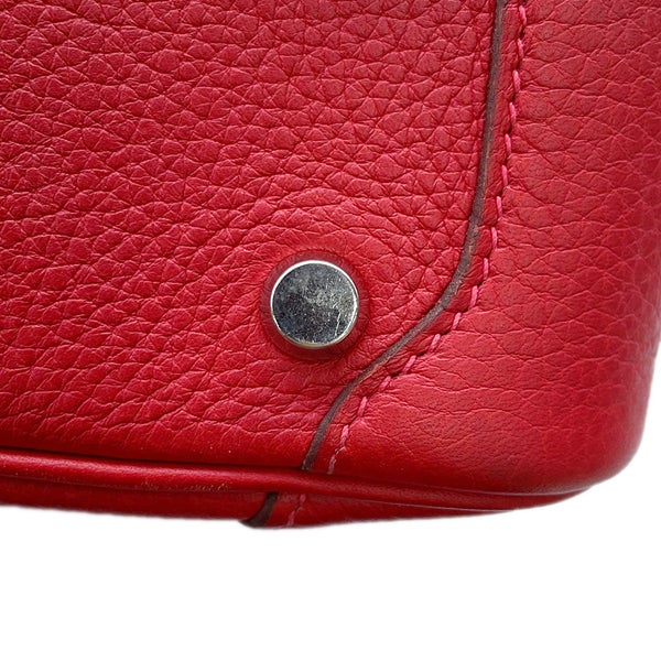 エルメス ハンドバッグ オムニバスPM ヴァーミリオン/シルバー金具 トリヨンクレマンス □H刻印 HERMES バッグ ソルド品