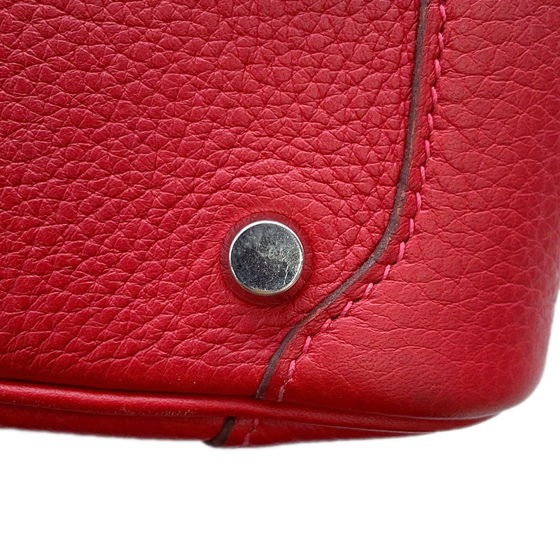 エルメス ハンドバッグ オムニバスPM ヴァーミリオン/シルバー金具 トリヨンクレマンス □H刻印 HERMES バッグ ソルド品