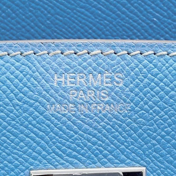 エルメス バーキン35 キャンディ セレステ/ミコノス/シルバー金具 エプソン □N刻印 HERMES Birkin ハンドバッグ