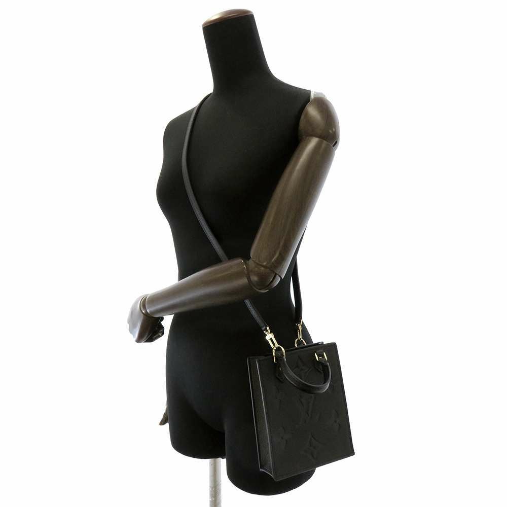ルイヴィトン M81417 ショルダーバッグ ブラック  LOUIS VUITTON プティット・サックプラ モノグラム ルイヴィトン ショルダーバッグ モノグラム・アンプラント プティット