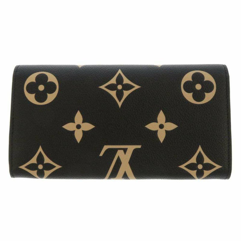 ルイヴィトン 長財布 モノグラム・アンプラント ポルトフォイユ・サラ M80496 黒