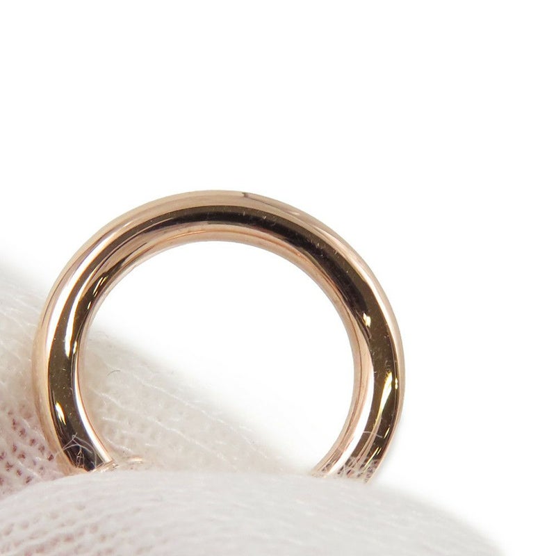 エルメス ネックレス エルメス・クルー・ドゥ・H 2チェーン ダイヤ 24P 0.15ct K18PGピンクゴールド HERMES スタッド ペンダント