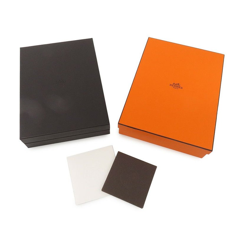 エルメス ネックレス エルメス・クルー・ドゥ・H 2チェーン ダイヤ 24P 0.15ct K18PGピンクゴールド HERMES スタッド ペンダント