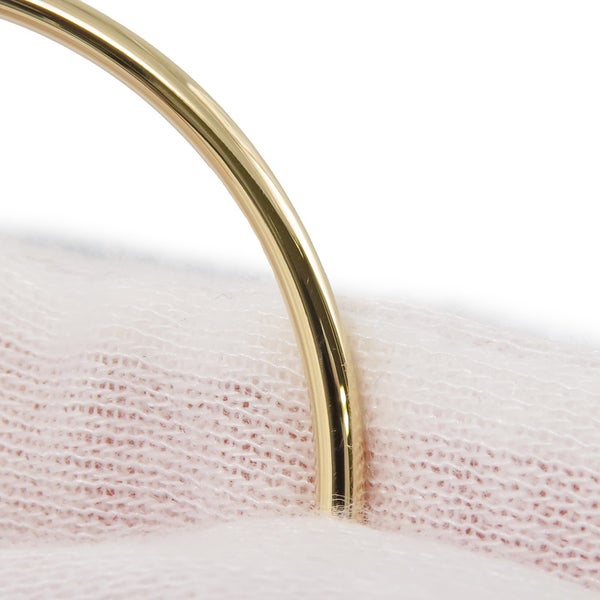 カルティエ ピアス ジュスト アン クル フープ イヤリング ラージモデル ダイヤモンド 28P 計0.17ct K18YG B8301225 フープピアス