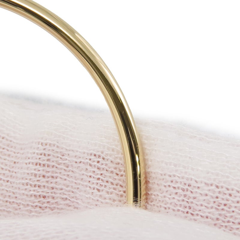 カルティエ ピアス ジュスト アン クル フープ イヤリング ラージモデル ダイヤモンド 28P 計0.17ct K18YG B8301225 フープピアス