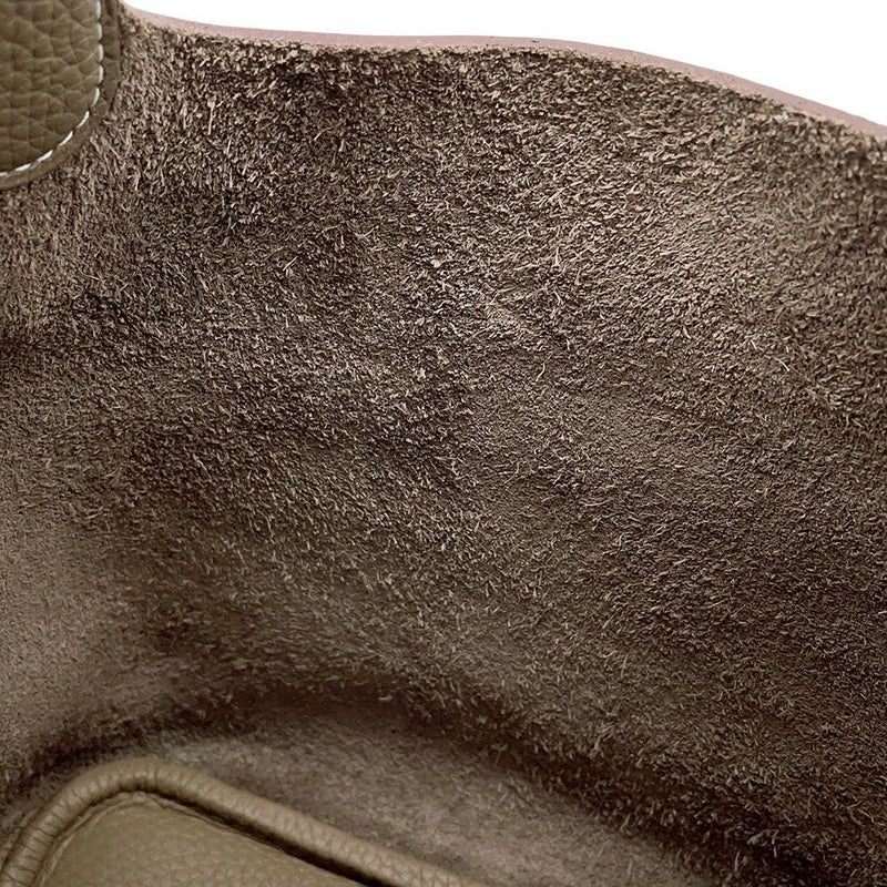 エルメス ハンドバッグ ピコタンロックPM エトゥープ/シルバー金具 トリヨンクレマンス U刻印