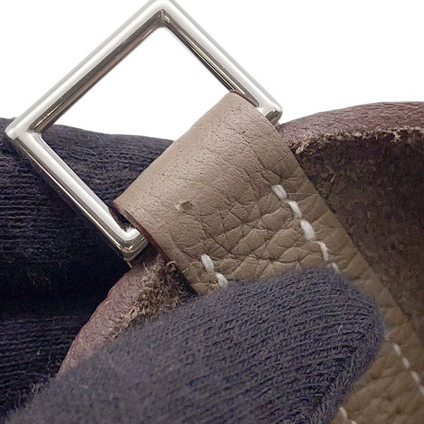 エルメス ハンドバッグ ピコタンロックPM エトゥープ/シルバー金具 トリヨンクレマンス U刻印