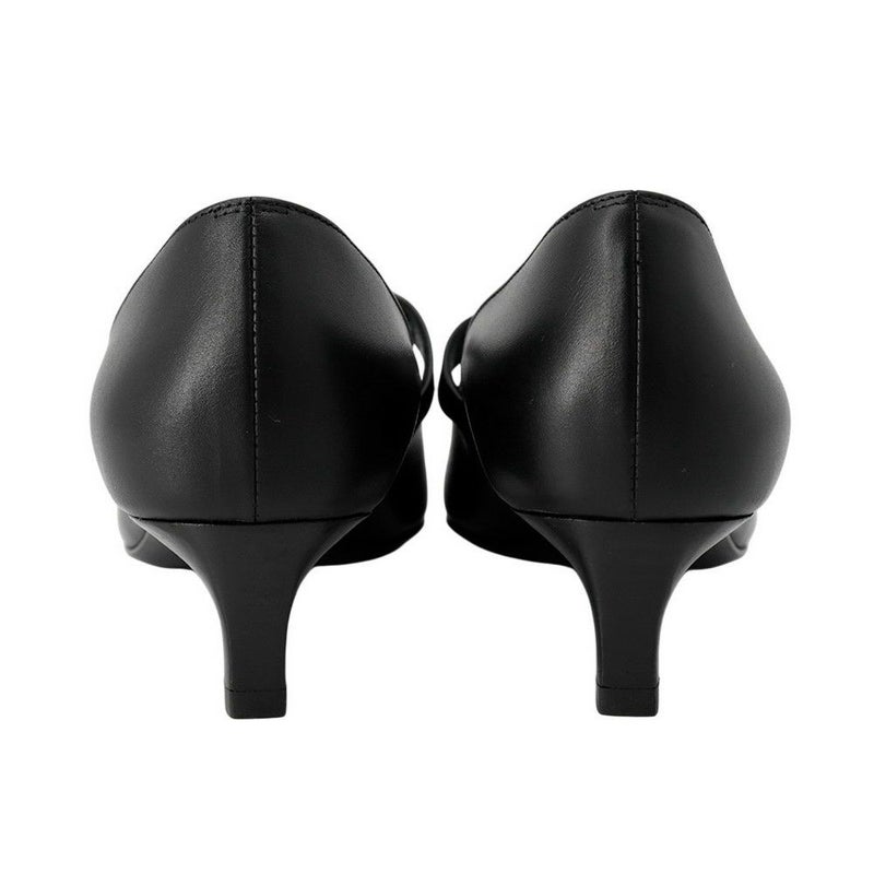 エルメス パンプス キアラ40 ケリーバックル カーフレザー レディースサイズ37 HERMES 黒